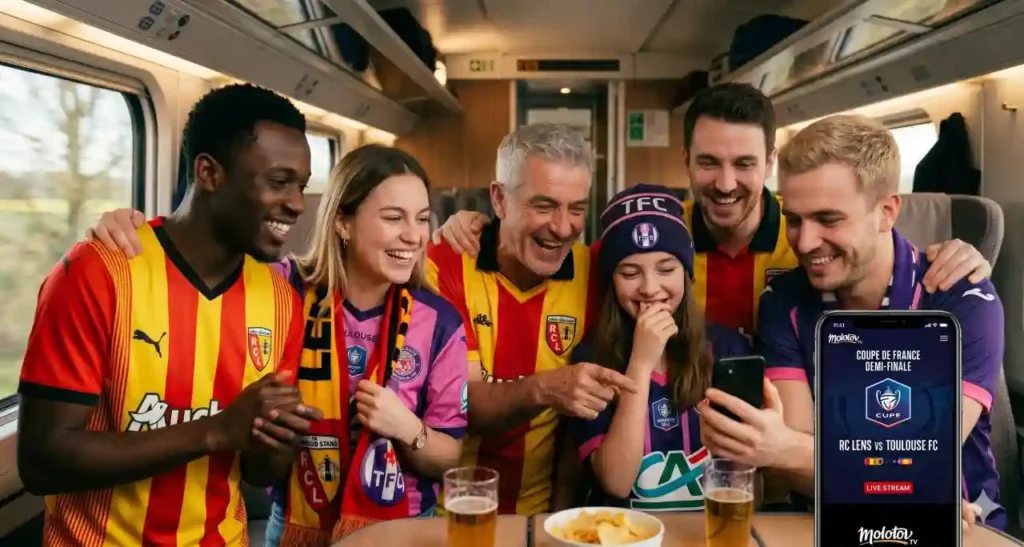 Demi-finale de la coupe de France de football Lens Toulouse