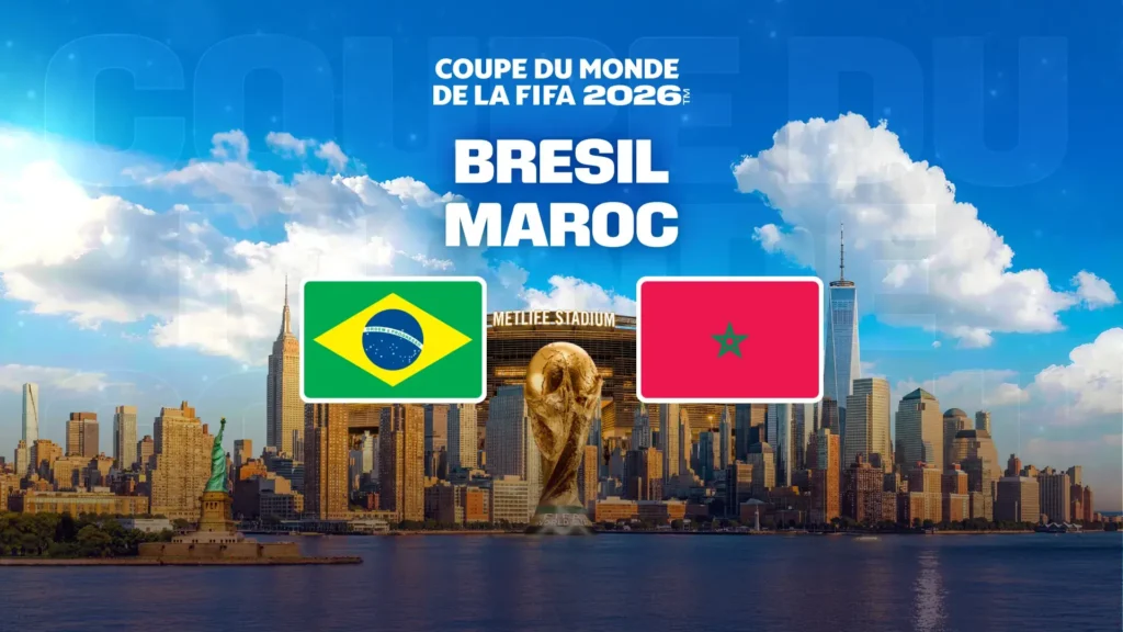 Où regarder le replay de Brésil – Maroc ? 1re journée. Groupe C du samedi 13 juin