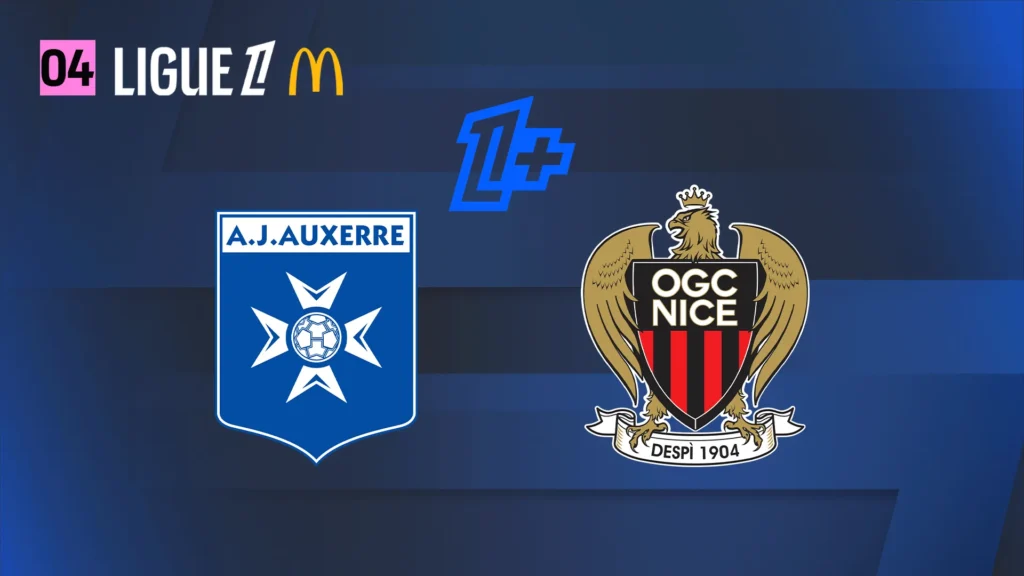 Où regarder le replay de Auxerre – Nice (Ligue 1) ? Rediffusion en streaming