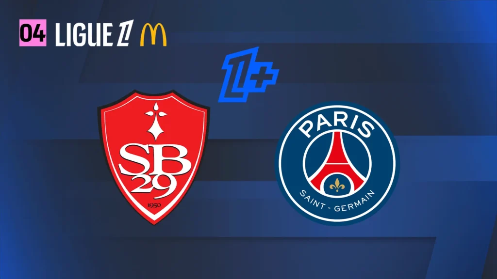 Où regarder le replay Brest – Paris Saint-Germain (Ligue 1) ? Rediffusion en streaming