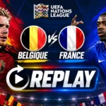 Où regarder le replay de Belgique – France ? Rediffusion en streaming