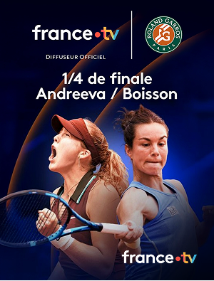 Roland-Garros 2025 – Quart de finale Boisson / Gauff